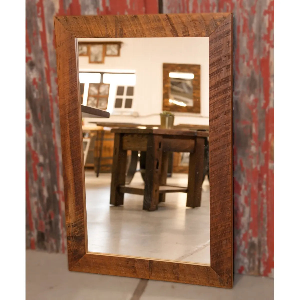 11x14 barnwood framed mirror