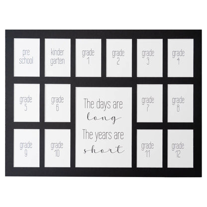 Black School Photo Mat 1Prek