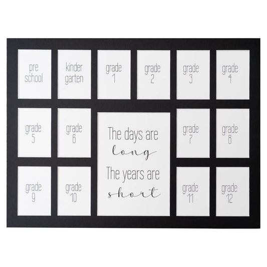 Black School Photo Mat 1Prek