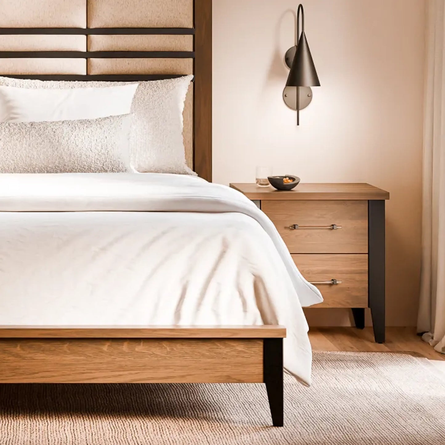 Leighton Solid Wood Nightstand