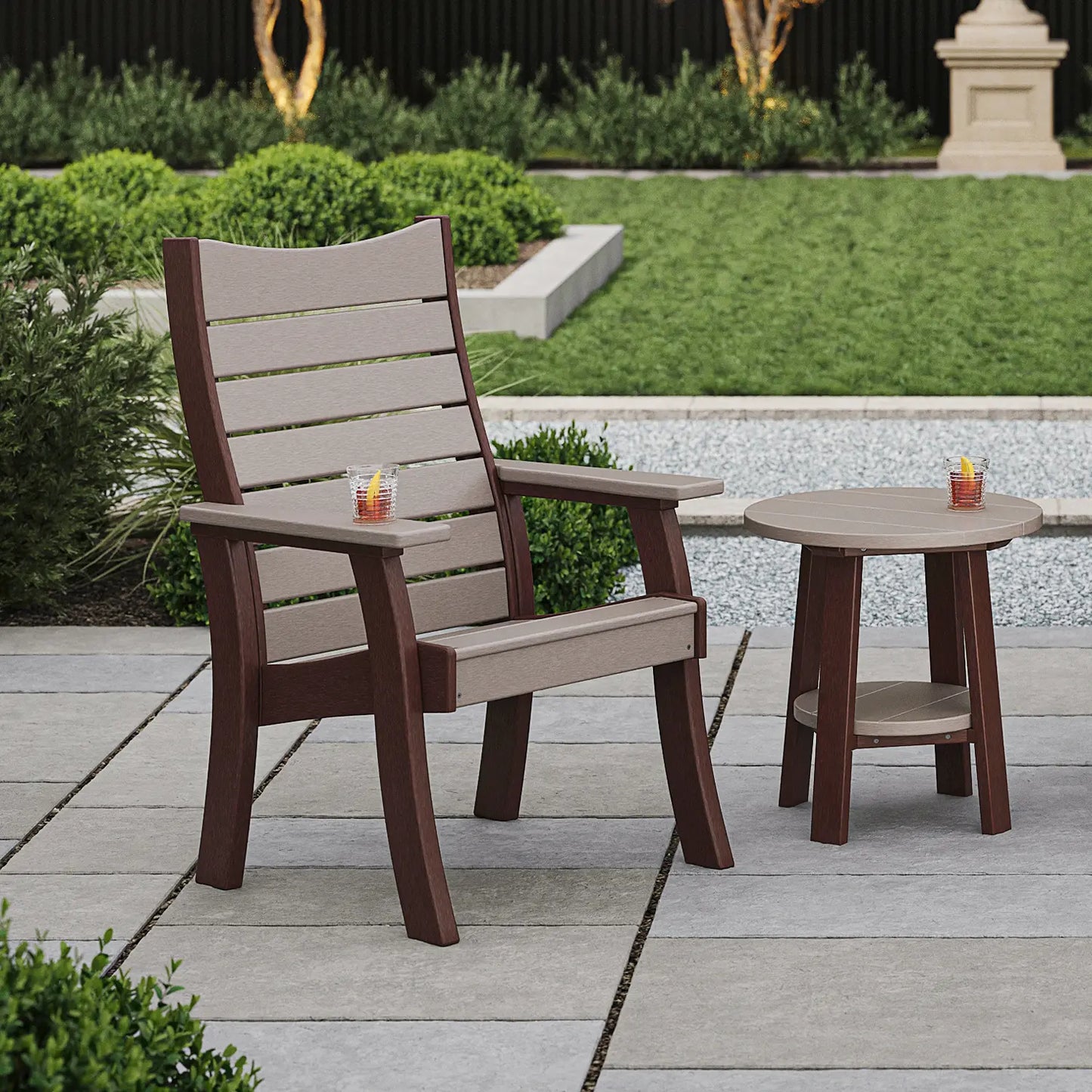 Contour Bench Chair - Outdoor-Ready Design