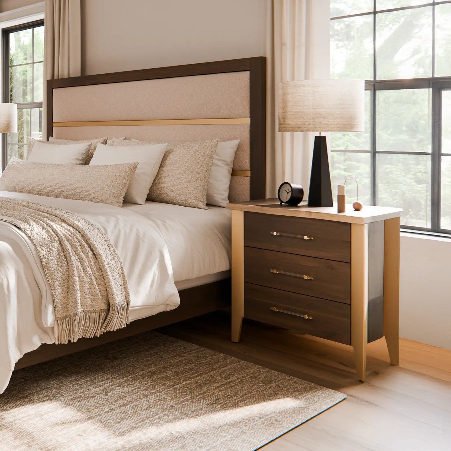 Leighton Solid Wood Nightstand
