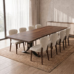 Beckett Forge Live Edge Dining Table | Custom Solid Wood Dining Table Made in USA