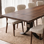 Beckett Forge Live Edge Dining Table | Custom Solid Wood Dining Table Made in USA