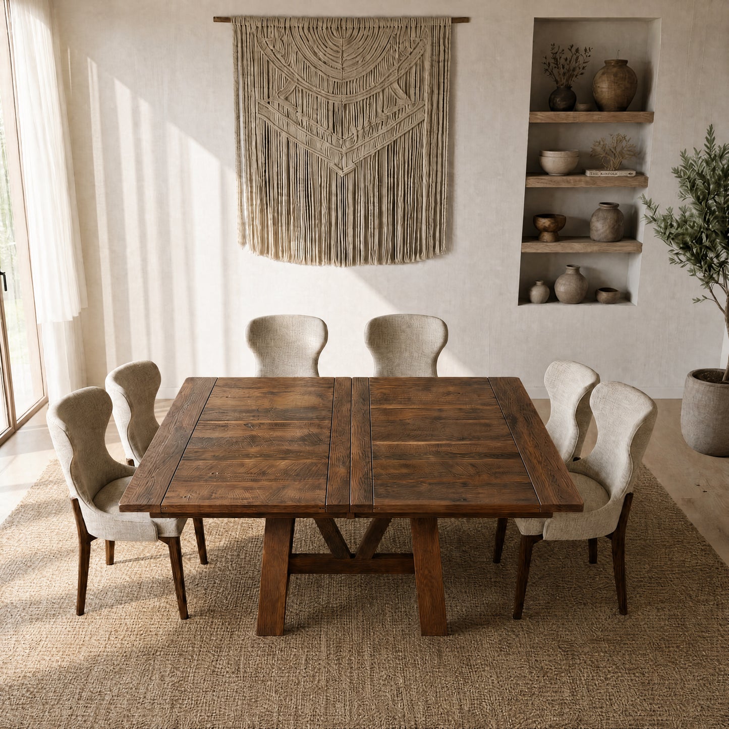Hawthorne Wood Square Dining Table