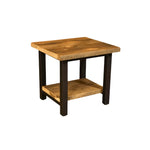 Irvine Rustic Modern End Table