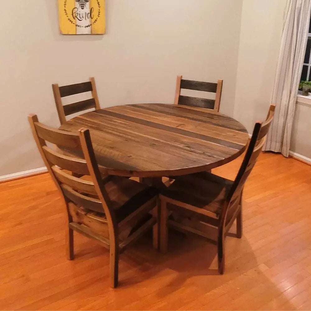 Jackson Round Reclaimed Wood Dining Table