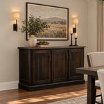 Mallory Black Dining Room Buffet Solid Wood