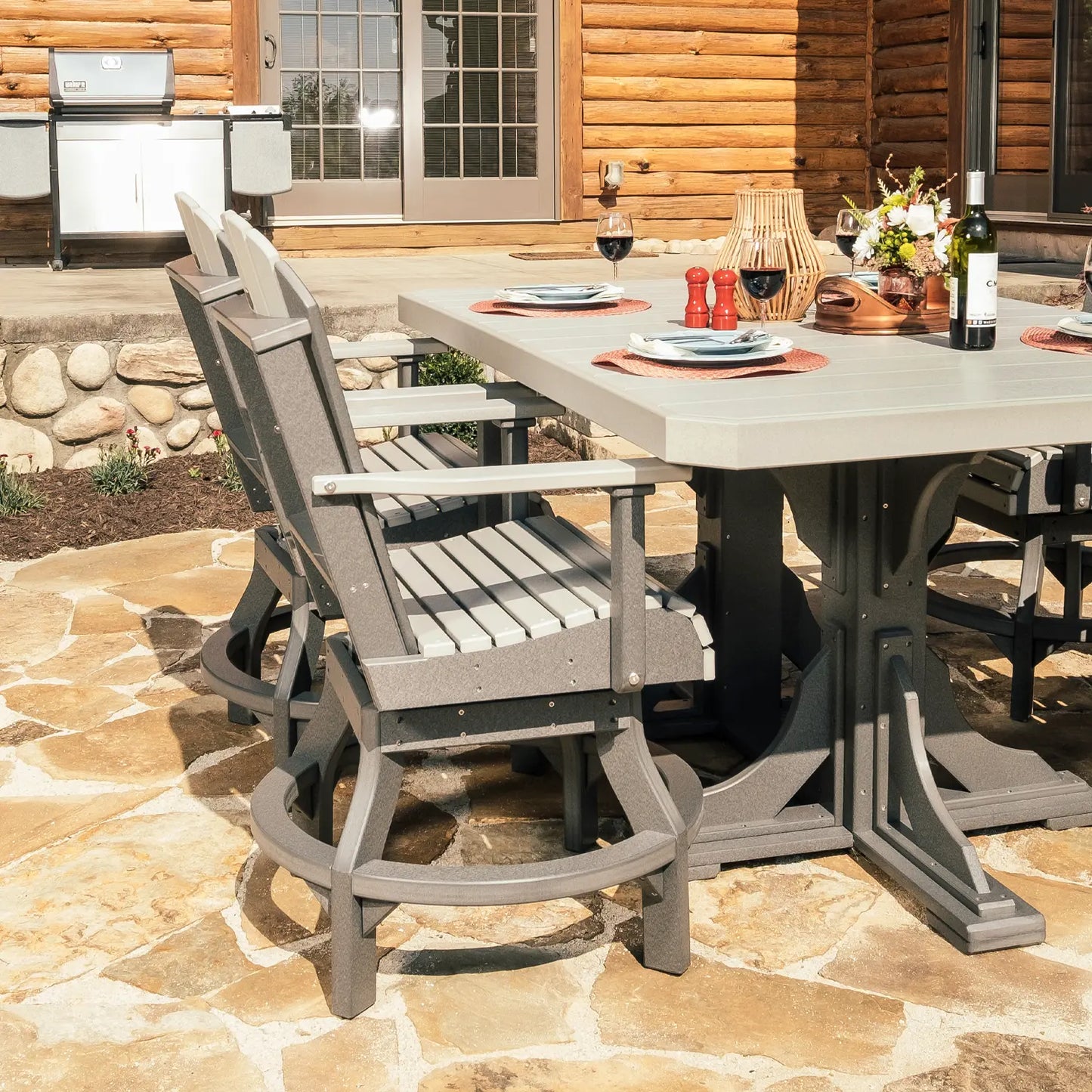 Adirondack Swivel Chair Outdoor - Ready Design