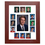 11x14 Red School Picture Frame, White Mat