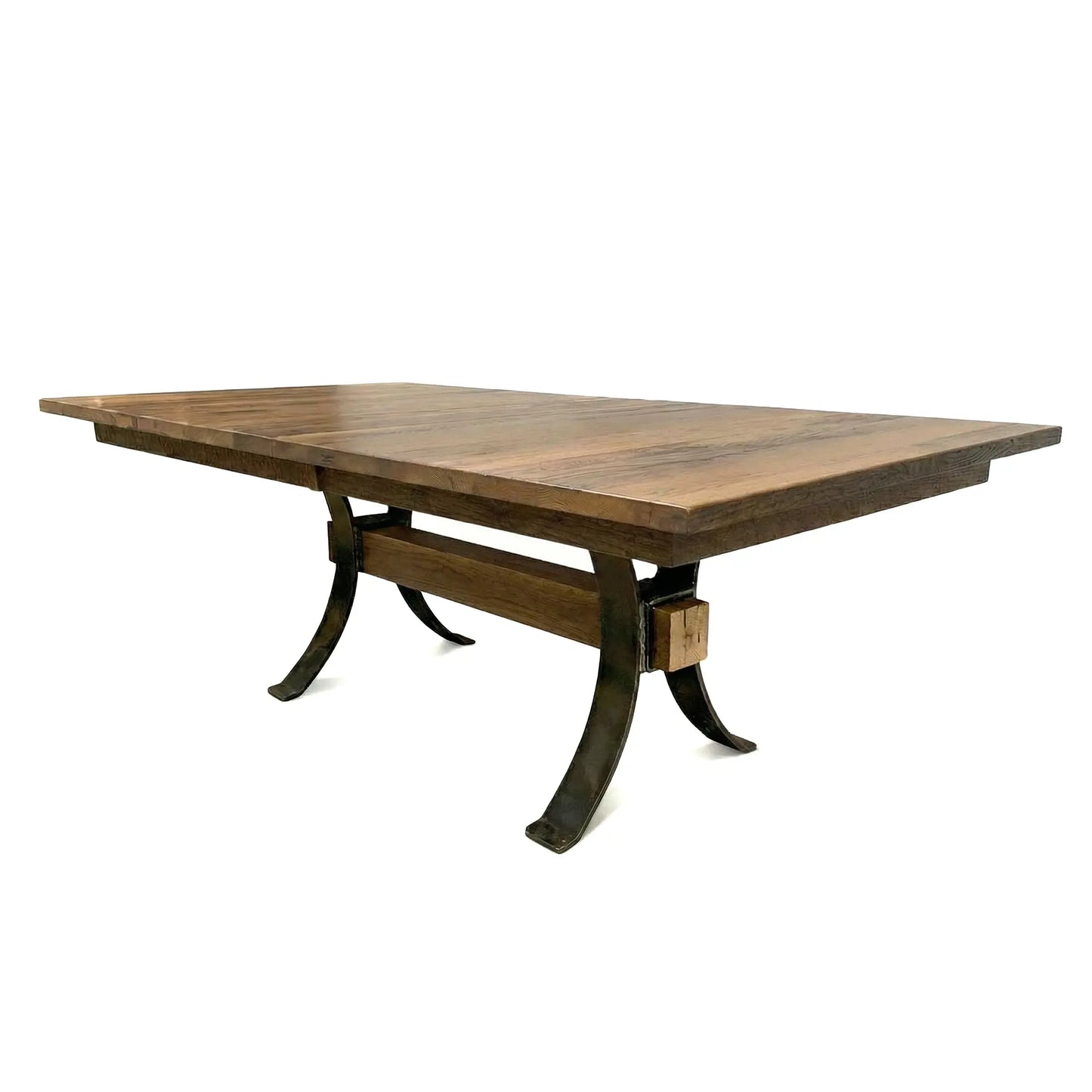 Pierce Reclaimed Barnwood Dining Table - Short Plank