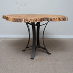 Live Edge Ash Round Counter Table