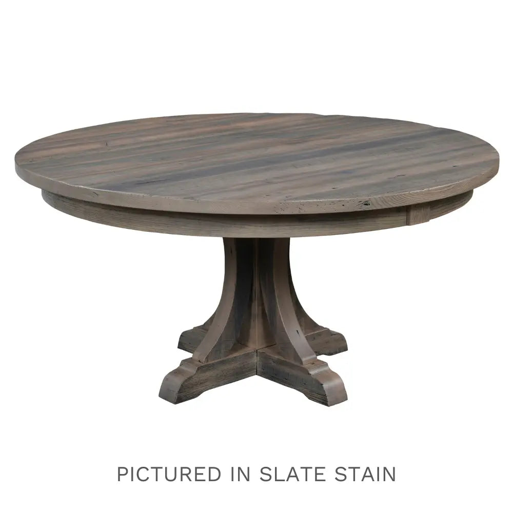 Weatherby Round Reclaimed Wood Dining Table