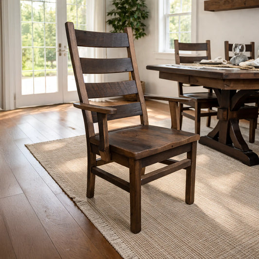 Akron Rustic Reclaimed Wood Dining Chair
