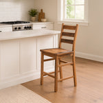 Akron Reclaimed Wood Stool
