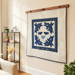 Amish Made, Oak Fruitwood, Quilt Wall Hanger