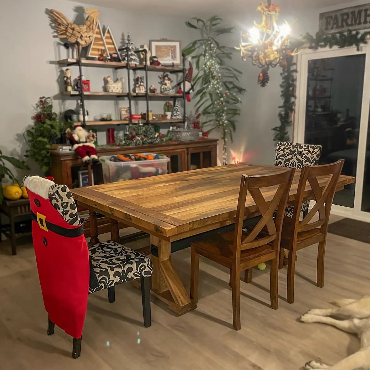 Furniture of america ridgeway online square counter height dining table