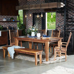 Atherton Classic Farmhouse Dining Table, Barnwood