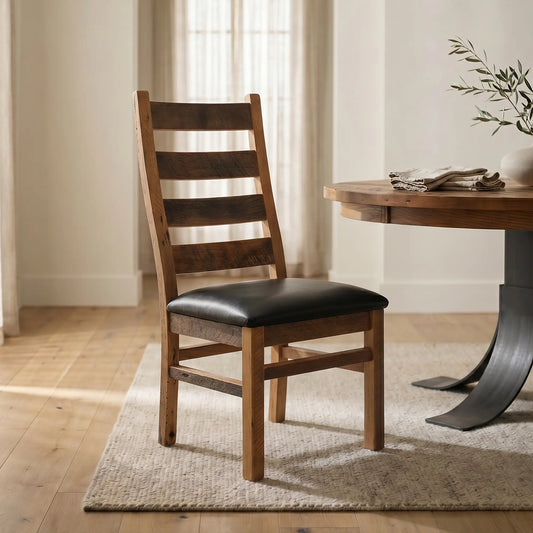 Aven Upholstered Barnwood Dining Chair