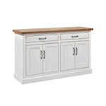 Avon Farmhouse Entertainment Center Barnwood, Natural