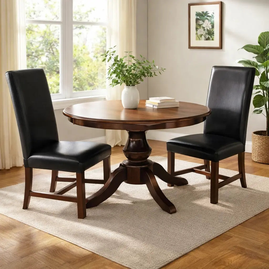 Barnes Round Maple Dining Table