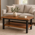 Irvine Barnwood Industrial Coffee Table