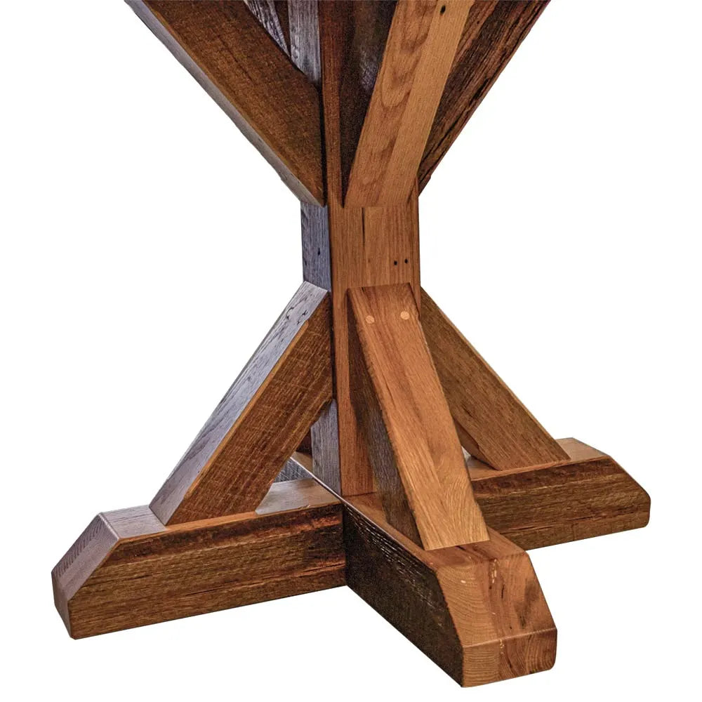 Jackson Round Reclaimed Wood Dining Table | Rustic Red Door