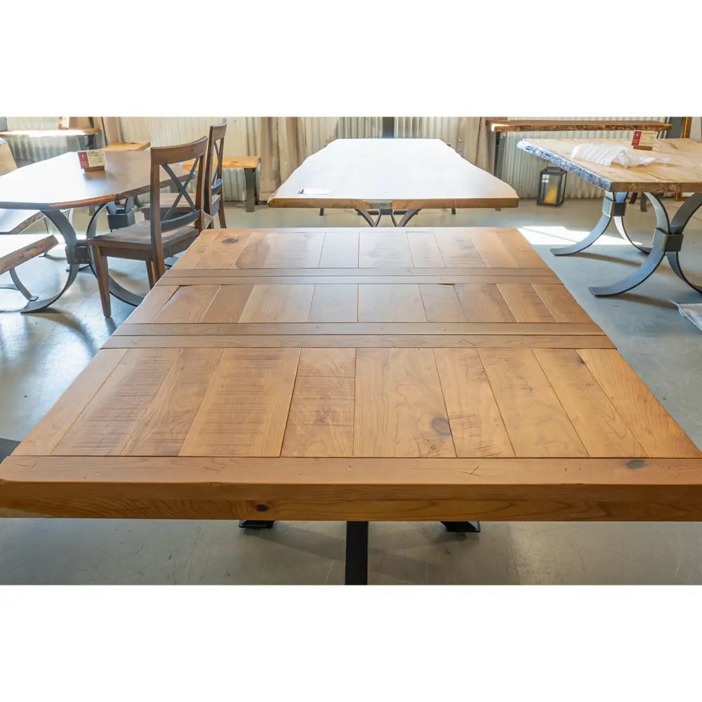 Bennet Rustic Cherry Wood Dining Table