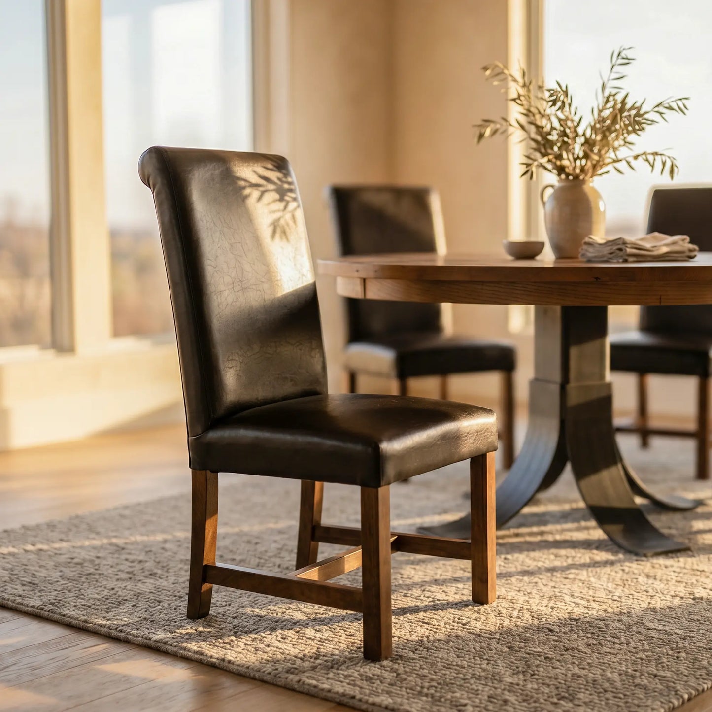 Black Parsons Chair
