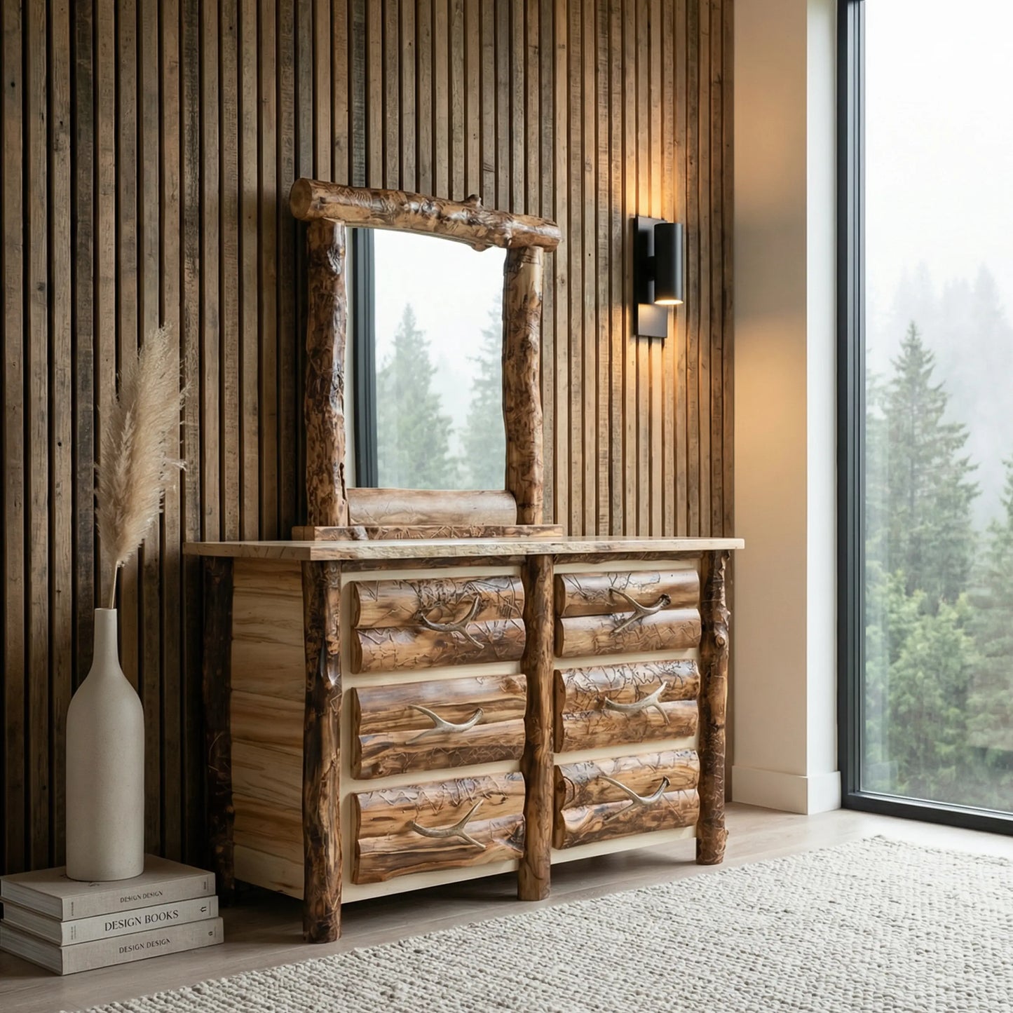 Blue Ridge Log Wide Dresser