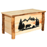 Blue Ridge Log Blanket Chest