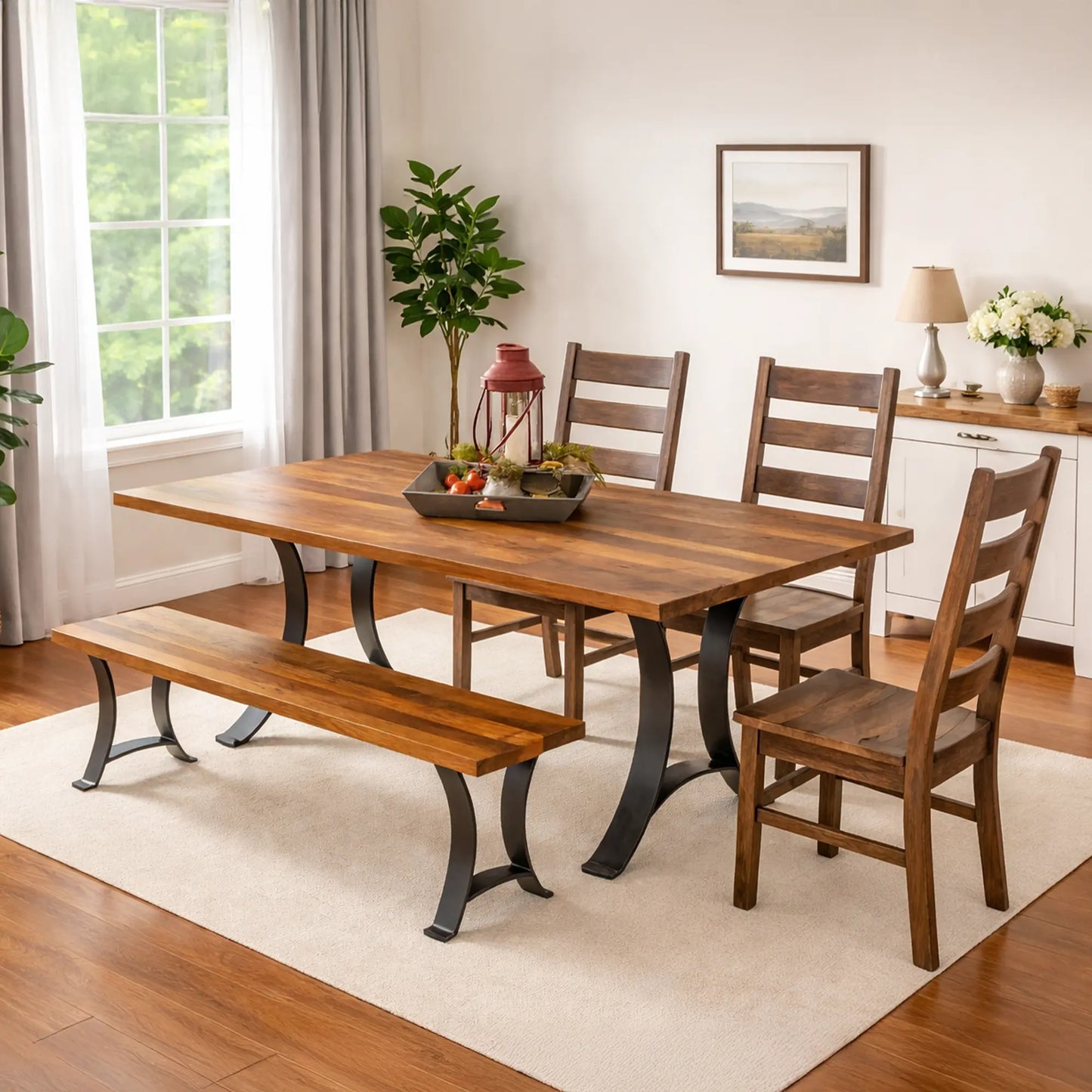 Boone Rectangular Barnwood Dining Table