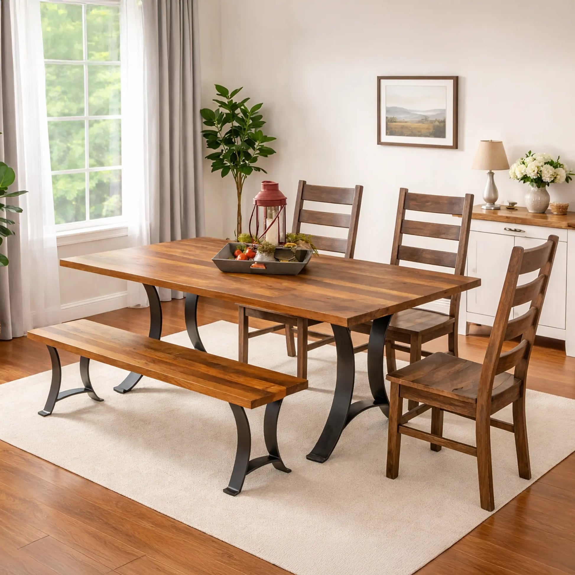 Boone Rectangular Barnwood Dining Table