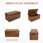 Palmer Brown Maple Blanket Chest, Asbury Stain