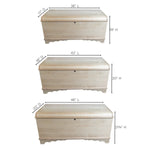 Waterfall Brown Maple Natural Cedar Hope Chest