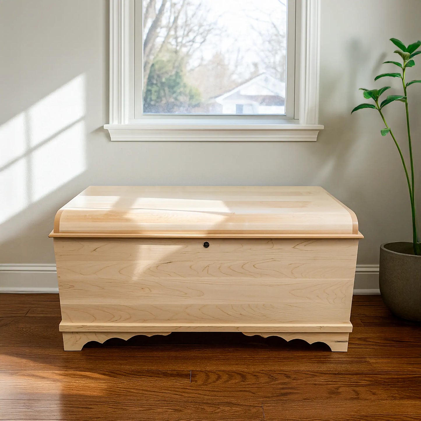 Waterfall Brown Maple Natural Cedar Hope Chest