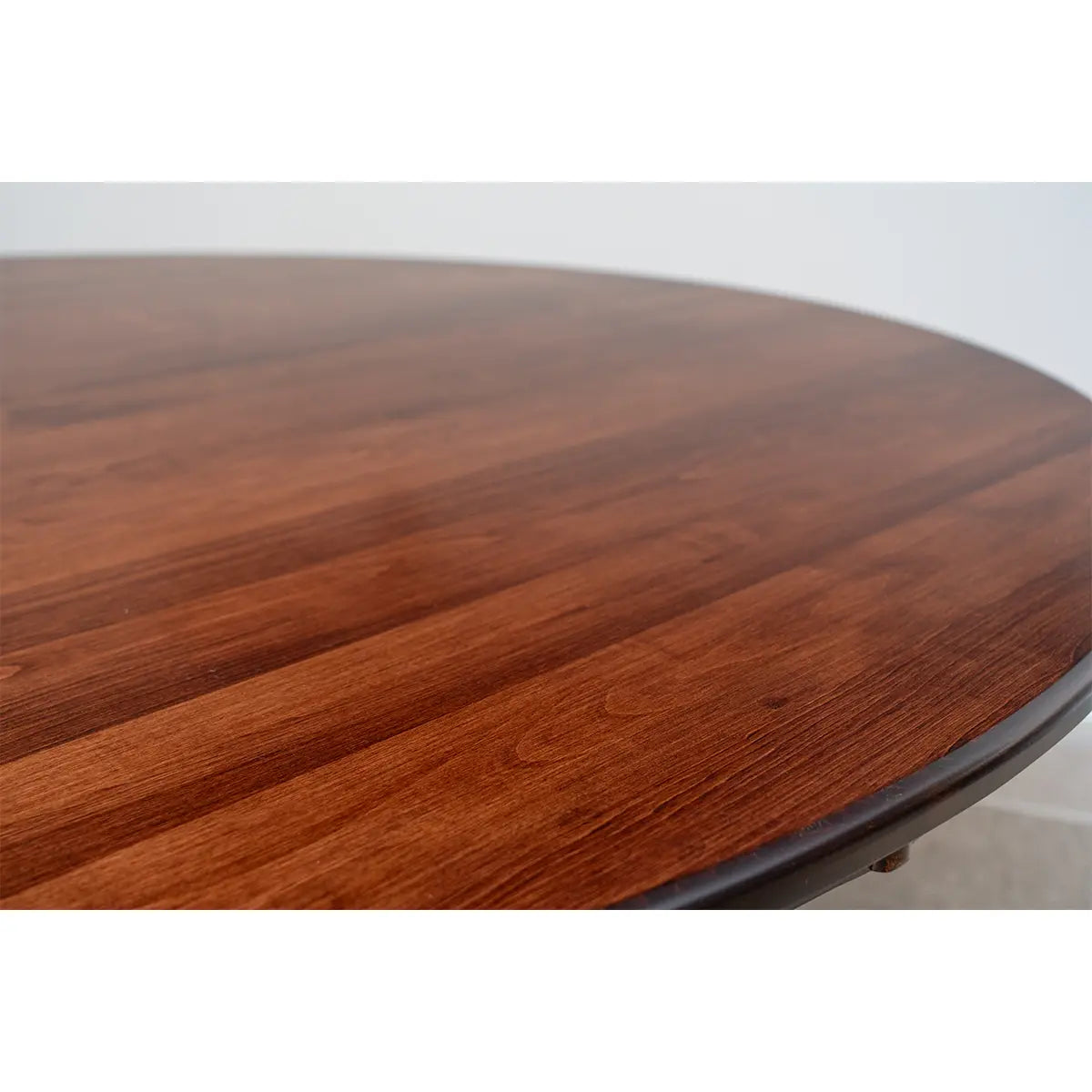 Brown Maple Wood, Rich Cherry Stain Table