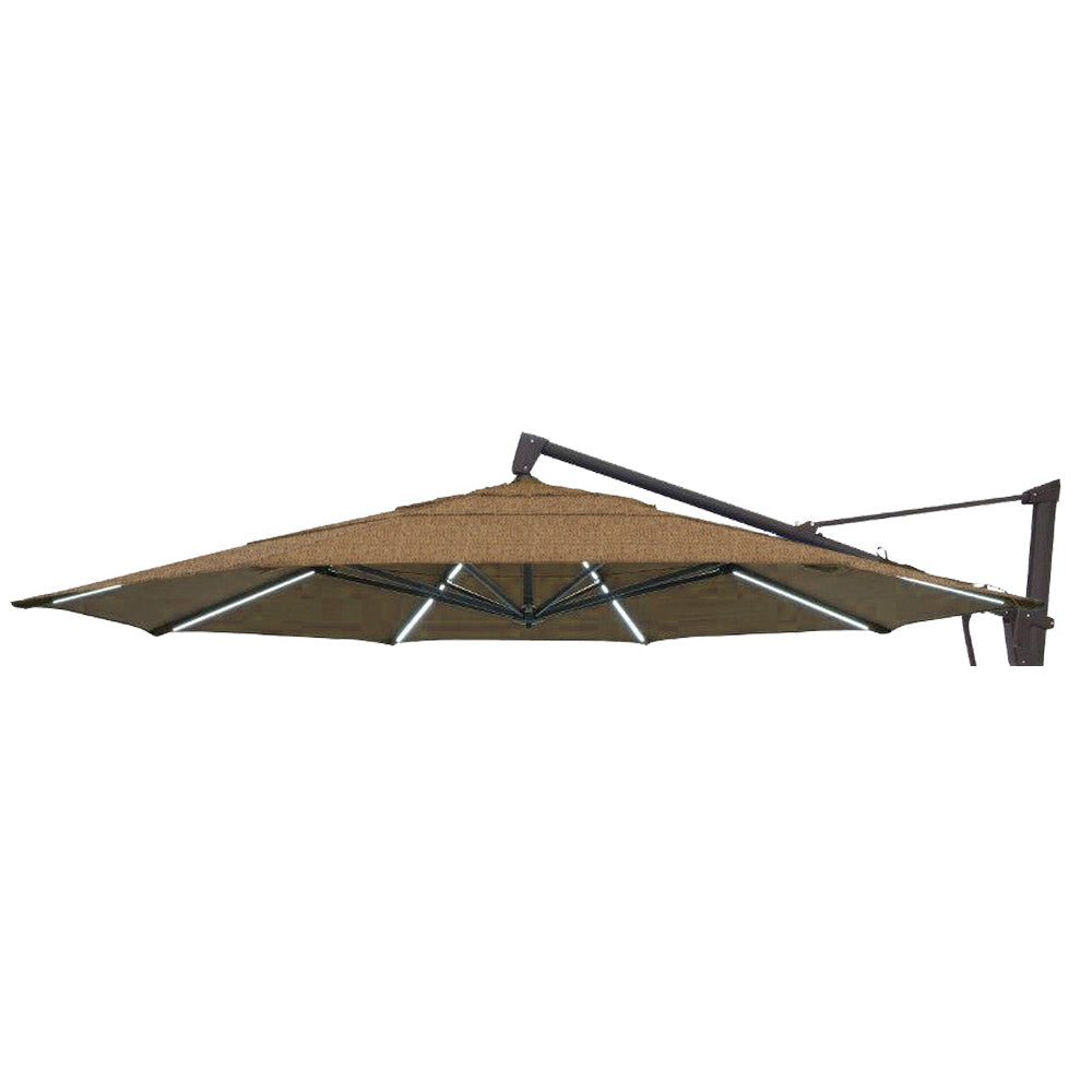 brown patio umbrella Kingdom Double-sided Patio with Base Navy Blue which ensures the product is strong and durable AKZ PLUS 11' Octagonal Aluminum