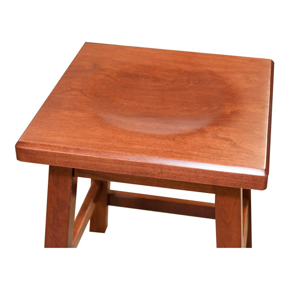 Mission Style Stool Wooden Mission Style Bar Stool | Rustic Red Door