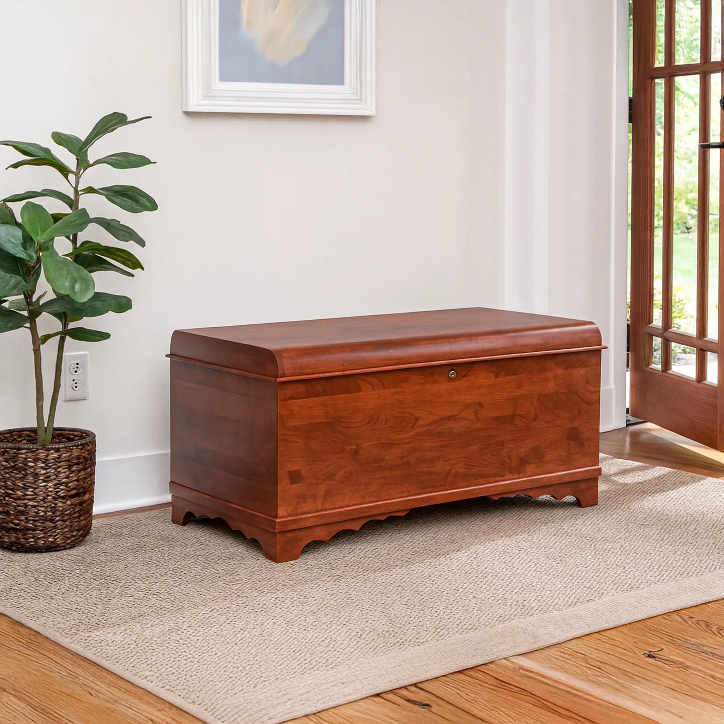Waterfall Cherry Cedar Hope Chest