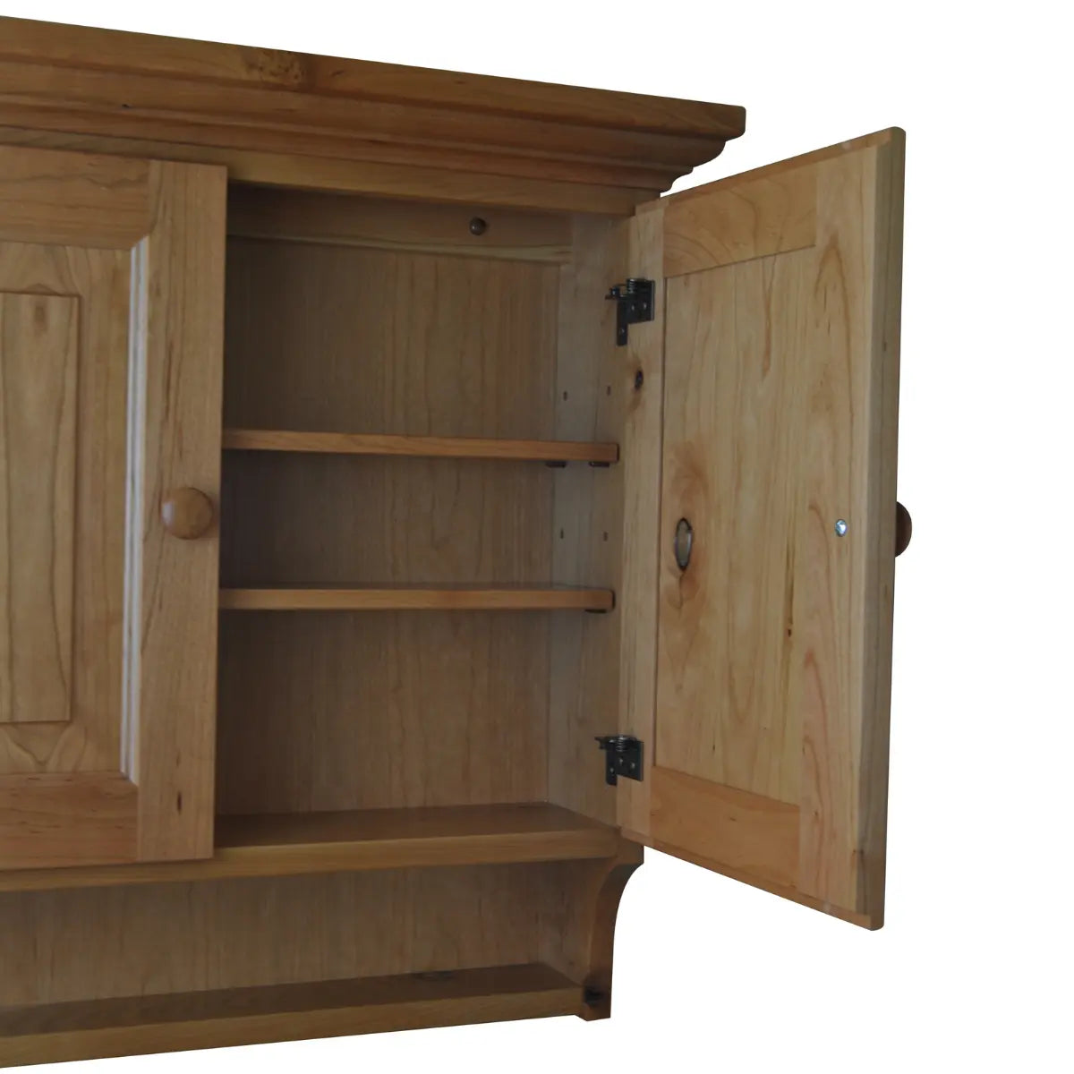 Cherry Wood Medicine Cabinet with Seely Stain