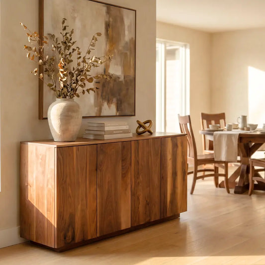 Crawford Modern Walnut Credenza