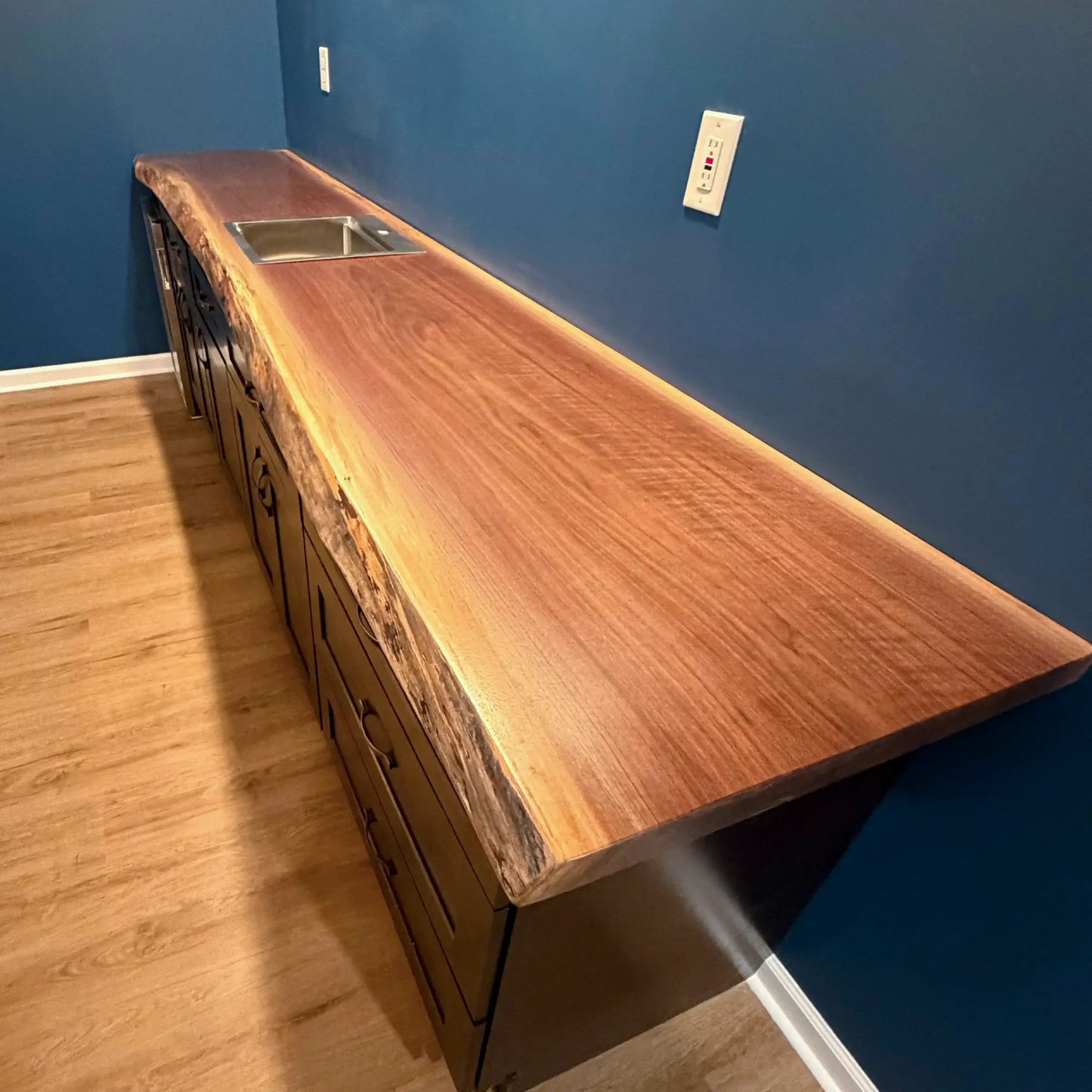 Custom Live Edge Wood Counter Top