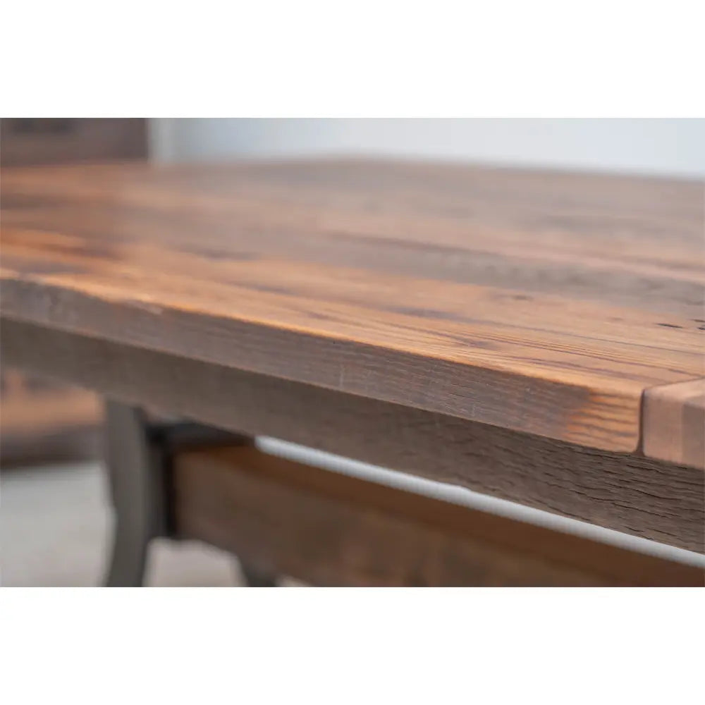 details of pierce dining table