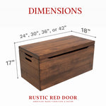 Palmer Brown Maple Blanket Chest, Asbury Stain