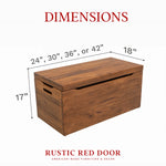 Palmer Hickory Blanket Chest, Asbury Stain