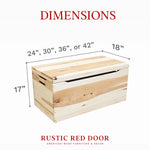 Palmer Hickory Blanket Chest, Natural Stain