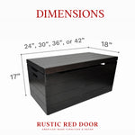 Palmer Oak Blanket Chest, Onyx Stain