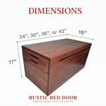 Palmer Oak Blanket Chest, Washington Cherry Stain