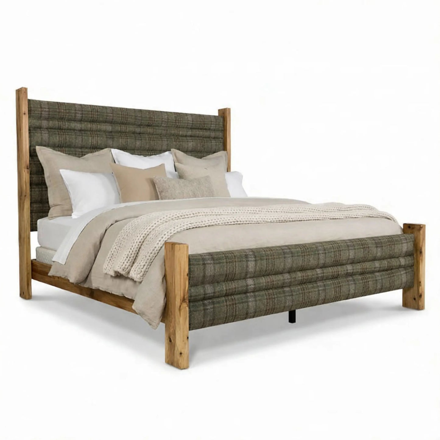 Dylan Upholstered Wood Bed Frame